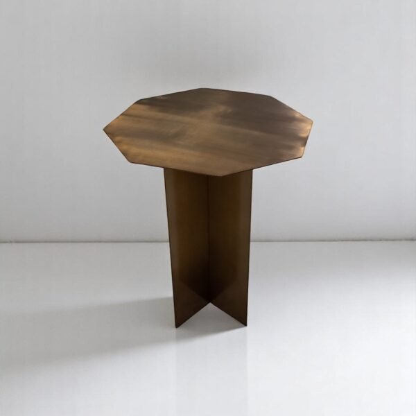 Bronze Accent Table, taksh homes