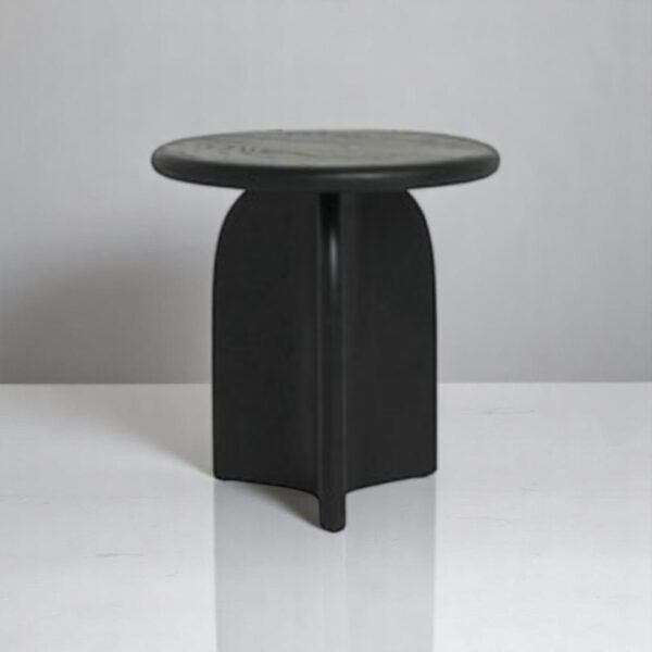 black side table