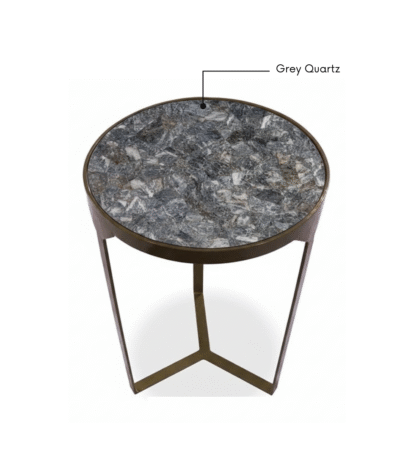 Grey Quartz Stone Table, taksh homes, best furniture collection