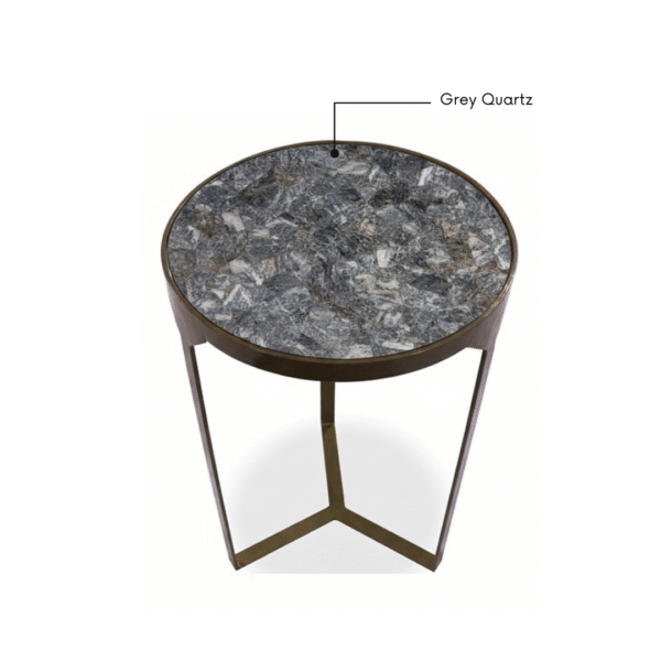 Grey Quartz Stone Table, taksh homes, best furniture collection