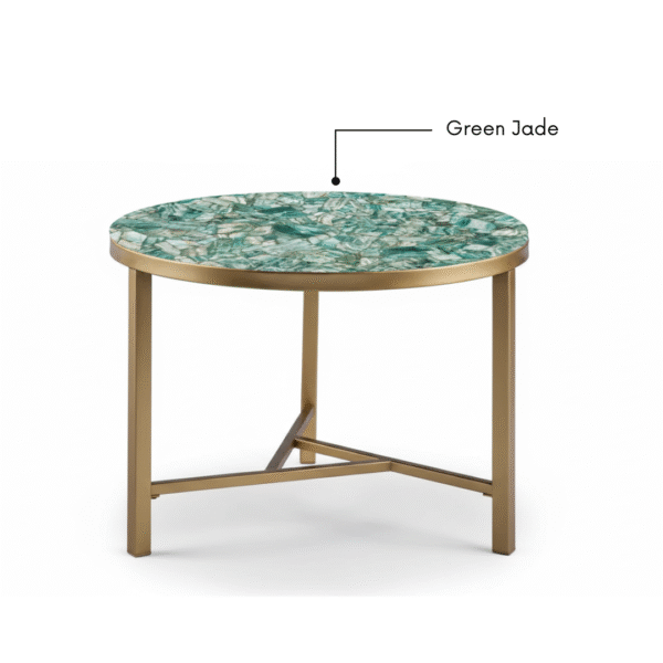 Green Jade Stone Table, taksh homes, best furniture collectio , home decor