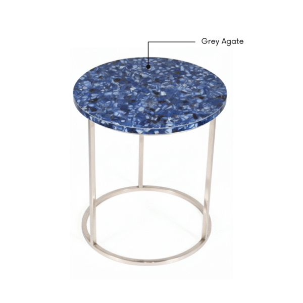 Grey Agate Stone Table