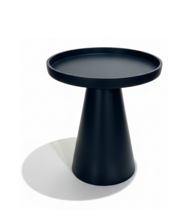 Black side table