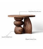 wooden center table, tahsk homes, home decor