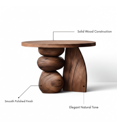 wooden center table, tahsk homes, home decor