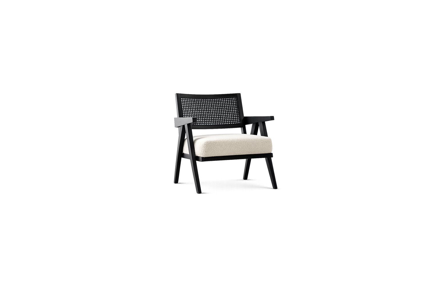Noir Cane Lounge Chair hand-woven cane dining chair – Taksh Homes Noir Cane Lounge Chair hand-woven cane dining chair – Taksh Homes
