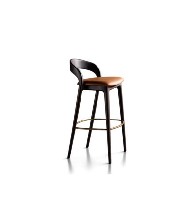 Kairo Cane Stool hand-woven cane bar stool – Taksh Homes