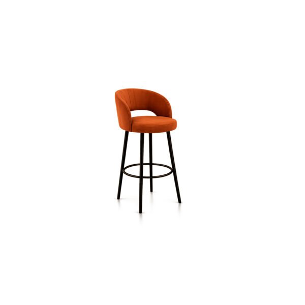 Zylo Arc Stool premium fabric bar stool – Taksh Homes