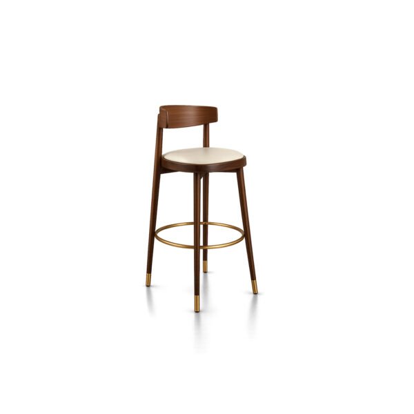 Nivaro Cane Stool hand-woven cane bar stool – Taksh Homes