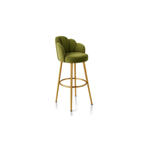 Orvyn Luxe Stool premium fabric bar stool – Taksh Homes