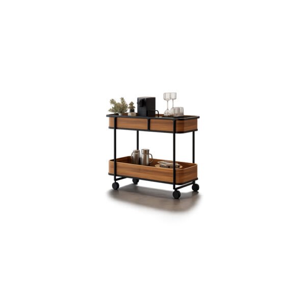 Torvia Service Cart premium fabric bar trolley – Taksh Homes