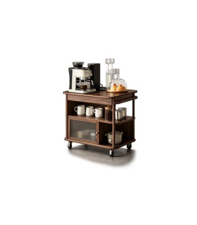 Merqlo Utility Bar Cart premium fabric bar trolley – Taksh Homes