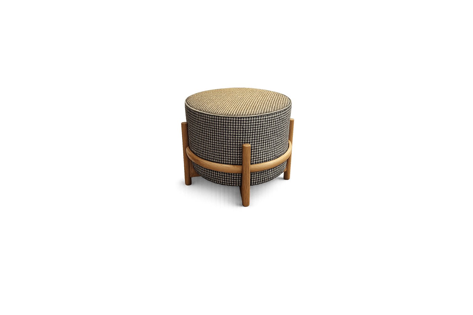 Ravik Woven Ottoman woven texture ottoman – Taksh Homes Ravik Woven Ottoman woven texture ottoman – Taksh Homes