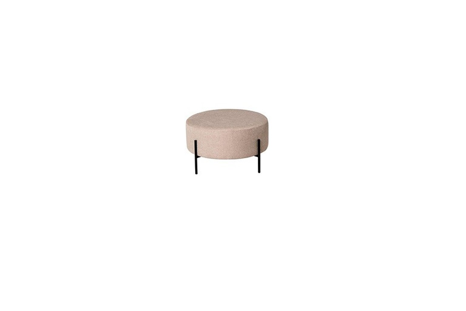 Zolyn Round Ottoman premium fabric ottoman – Taksh Homes Zolyn Round Ottoman premium fabric ottoman – Taksh Homes