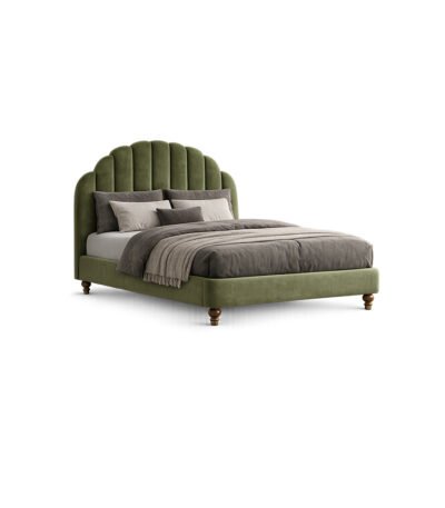 Avelin Crest Bed premium fabric bed – Taksh Homes