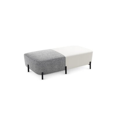 Dovik Duo Bench premium fabric bed end bench – Taksh Homes