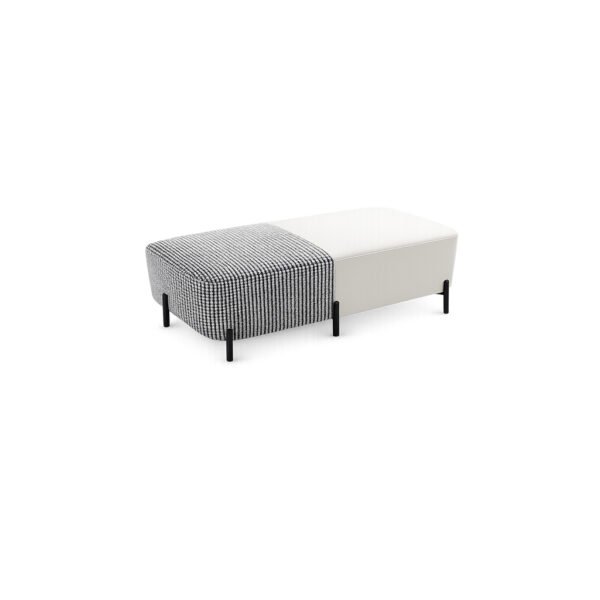 Dovik Duo Bench premium fabric bed end bench – Taksh Homes