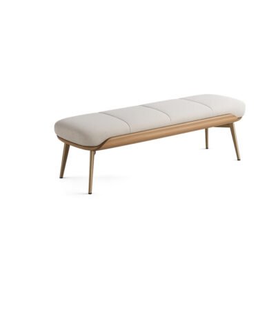 Arlen Frame Bench premium fabric bed end bench – Taksh Homes