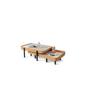 Marble Vista Nest Tables marble-top centre table – Taksh Homes