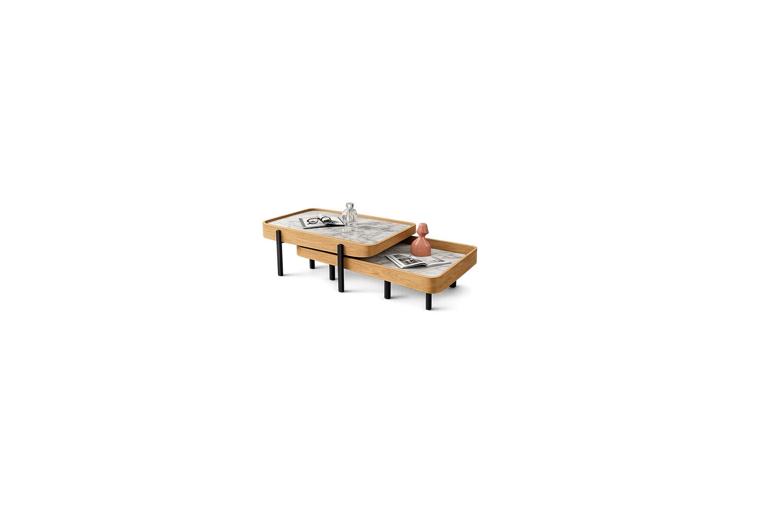Marble Vista Nest Tables marble-top centre table – Taksh Homes Marble Vista Nest Tables marble-top centre table – Taksh Homes