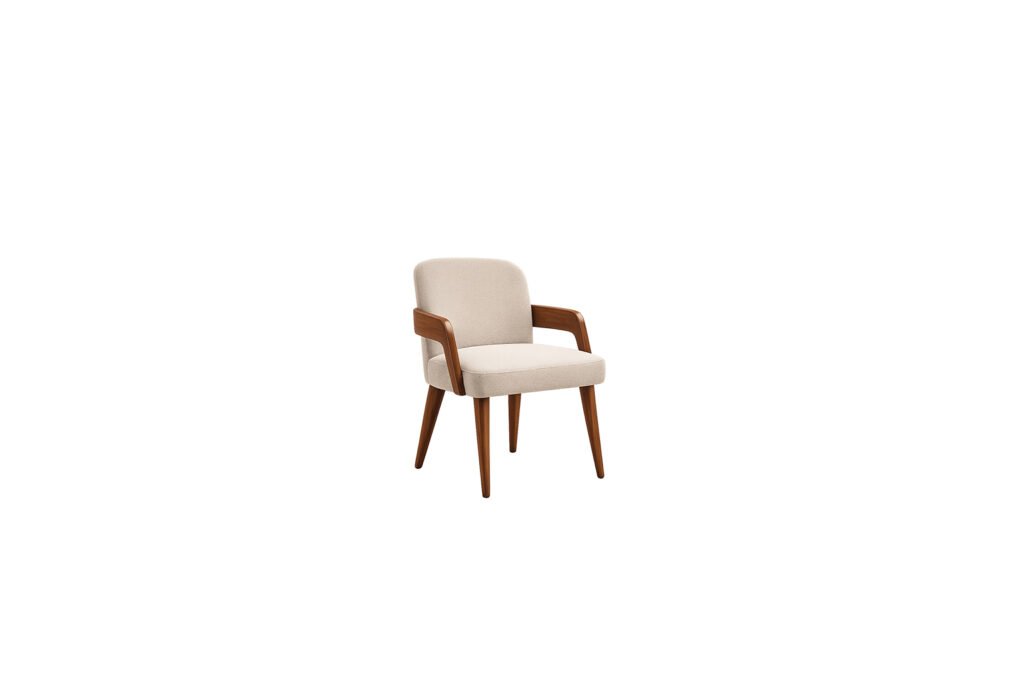 Solace Lounge Chair premium fabric chair – Taksh Homes