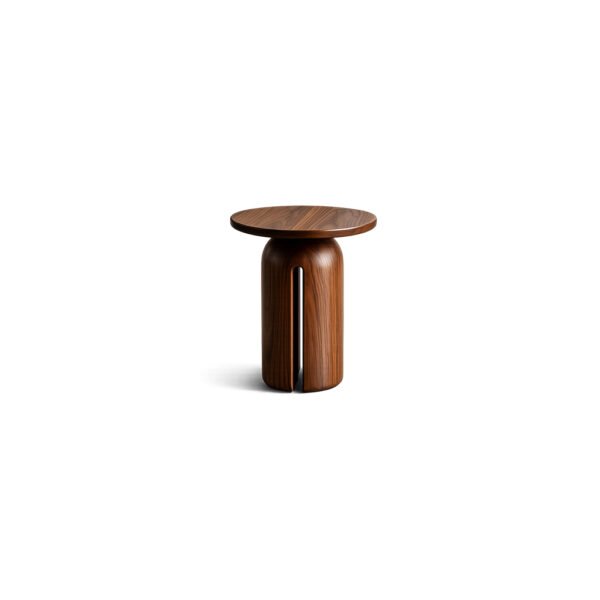 Mono Pillar Side Table premium fabric side table – Taksh Homes