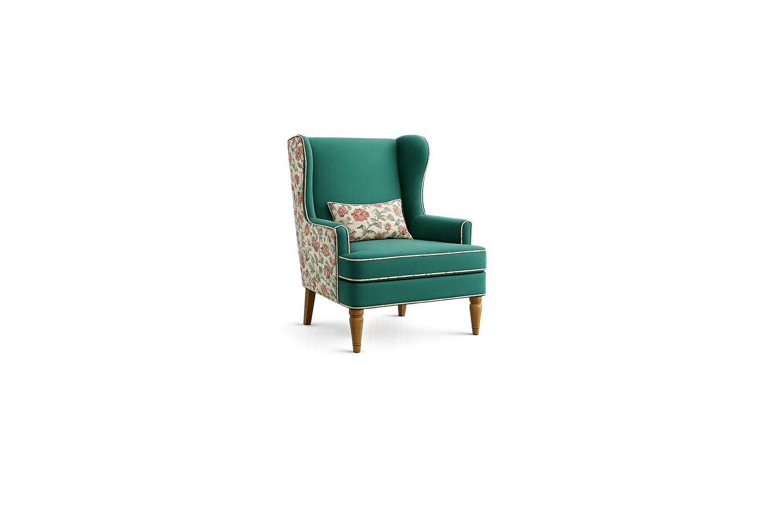 Noir Verde Wing Chair deep black high-back chair – Taksh Homes Noir Verde Wing Chair deep black high-back chair – Taksh Homes