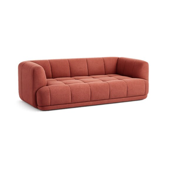 Blush Block Comfort premium fabric sofa – Taksh Homes