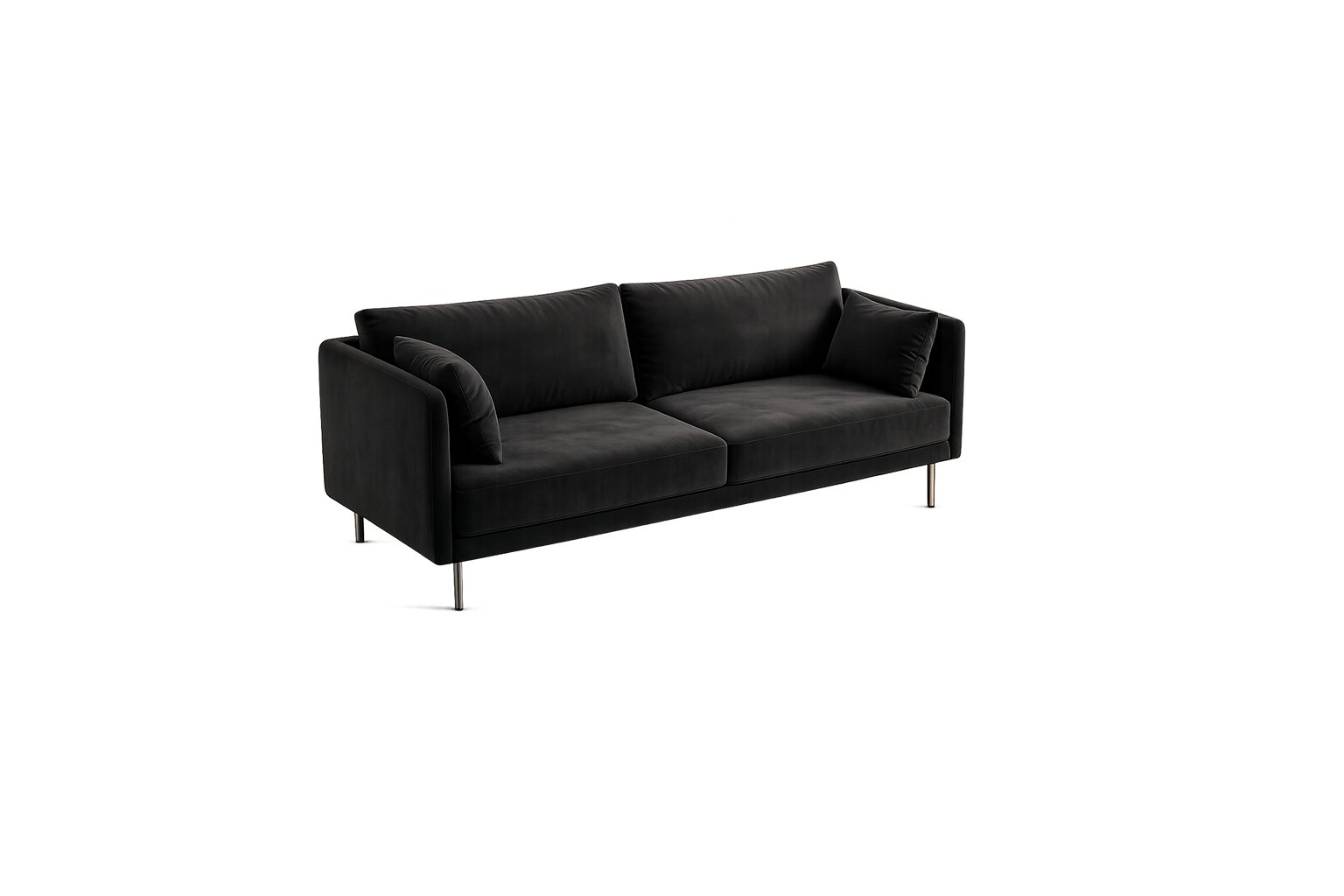 Obsidian Sofa | Deep black Sofa – Taksh Homes Obsidian Sofa deep black sofa – Taksh Homes