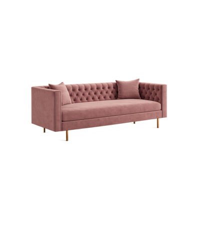 Blush FrameLine Sofa premium fabric sofa – Taksh Homes