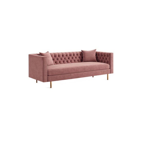 Blush FrameLine Sofa premium fabric sofa – Taksh Homes