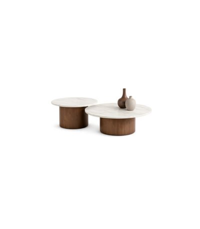Marble Grove Nest Tables marble-top centre table – Taksh Homes