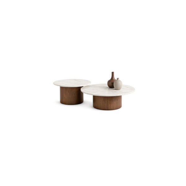 Marble Grove Nest Tables marble-top centre table – Taksh Homes