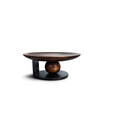Orbital Bowl Coffee Table premium fabric centre table – Taksh Homes