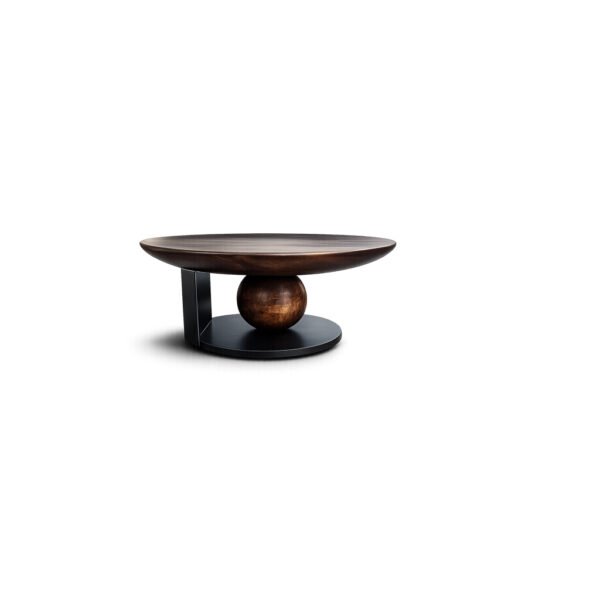Orbital Bowl Coffee Table premium fabric centre table – Taksh Homes