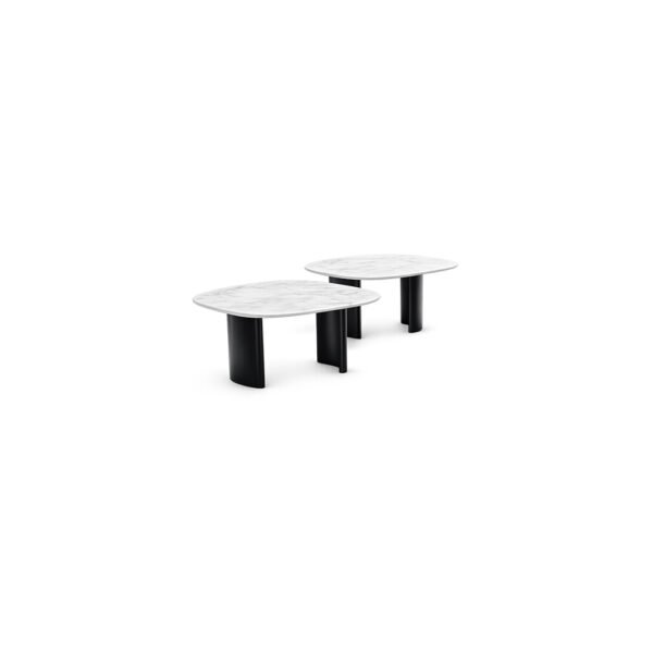 Linea Marble Nest Tables marble-top centre table – Taksh Homes