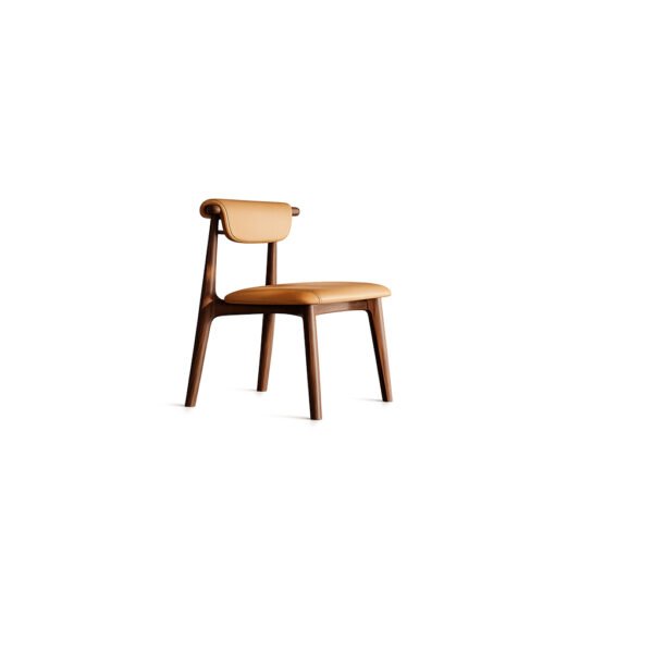 Noir Arc Dining Chair deep black dining chair – Taksh Homes