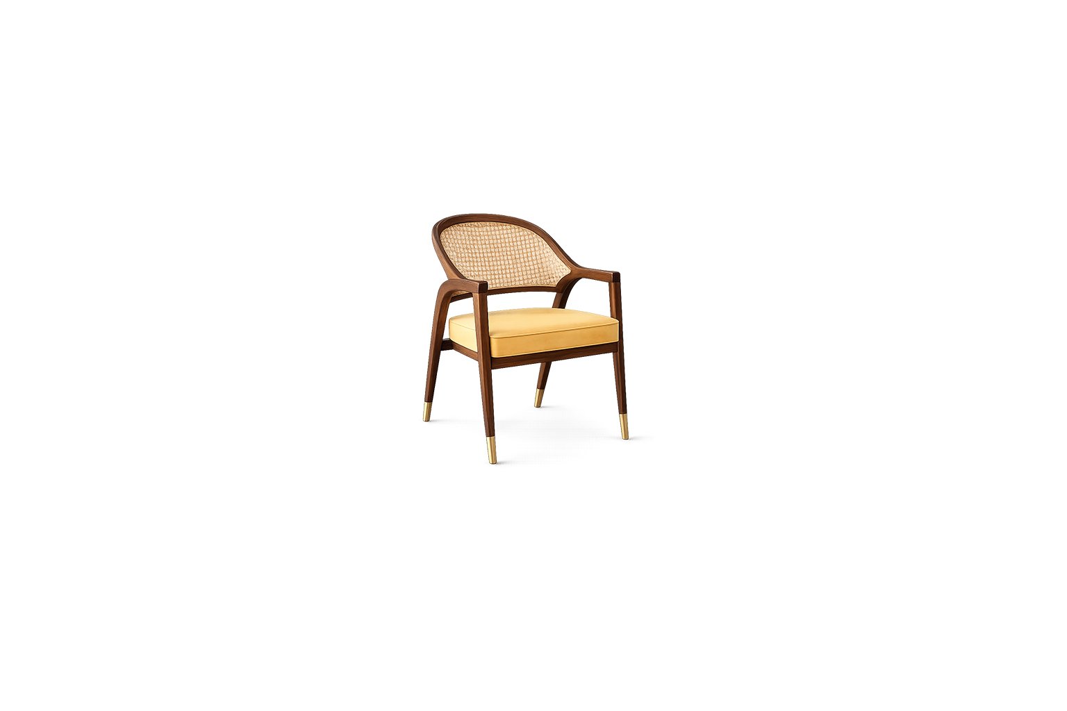 Elysian Cane Dining Chair hand-woven cane dining chair – Taksh Homes Elysian Cane Dining Chair hand-woven cane dining chair – Taksh Homes