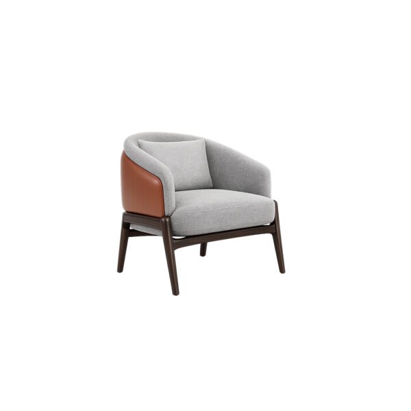 DualTone Ease Chair premium fabric chair – Taksh Homes