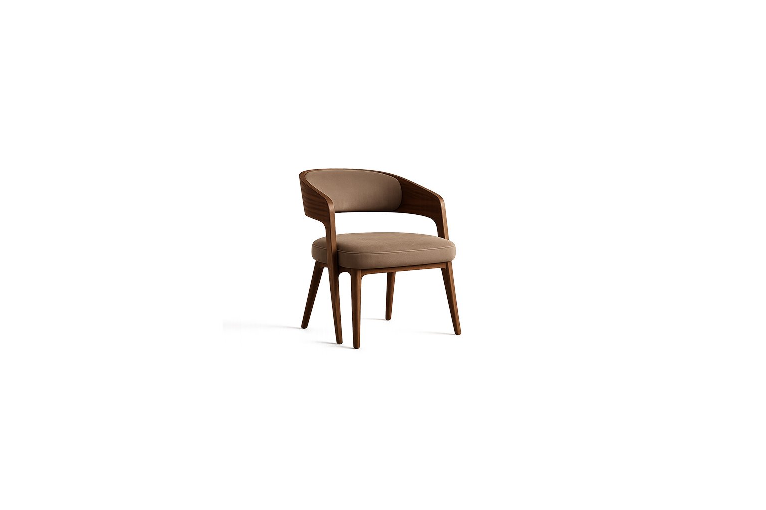 Luna Curve Chair premium fabric chair – Taksh Homes Luna Curve Chair premium fabric chair – Taksh Homes