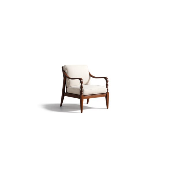 Aurelia Lounge Chair premium fabric chair – Taksh Homes