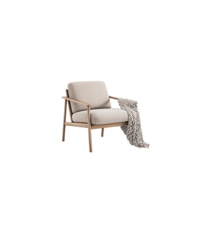 Drift Lounge Chair premium fabric chair – Taksh Homes