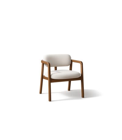 Ivory Crest Chair ivory-toned chair – Taksh Homes