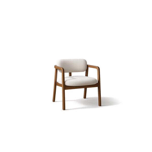 Ivory Crest Chair ivory-toned chair – Taksh Homes