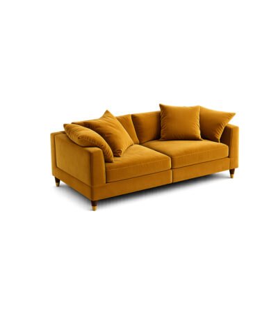 Amber Plush plush velvet sofa – Taksh Homes